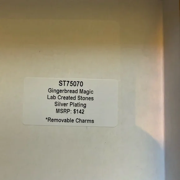 Silver-Tone Bracelet Set with Blue and Gold Gem Accents - Women Jewelry - Picture 2 of 2